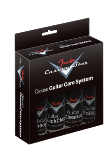 Fender Custom Shop 4-step Cleaning Kit (4 Pack), Black