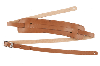 Fender Deluxe Vintage Style Leather Guitar Strap, Natural 099-0664-021