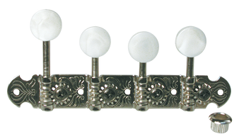 Goldengate FM-2 F-style Mandolin Tunning Machine Set, Nickel W/Screws
