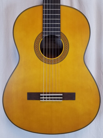Yamaha CGX122MS NT Solid Spruce Top Acoustic Electric Classical Guitar, Natural