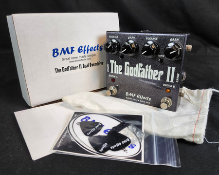 BMF Effects The Godfather II Dual Overdrive Guitar Effect Pedal