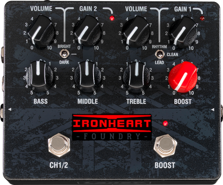 Laney Foundry Series Ironheart Loudpedal, 60W 2 Channel Floor Amplifier