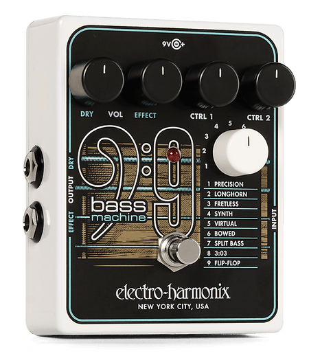 Electro Harmonix BASS9 Bass Machine Guitar Effect Pedal