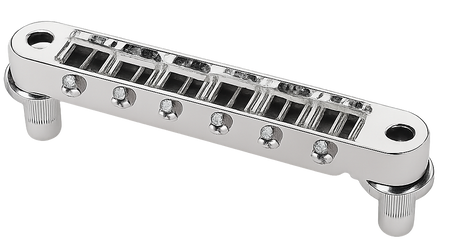 Tone Pros T3BP-N Gotoh Nashville Tune-O-matic Nickel (GB-2543-001)