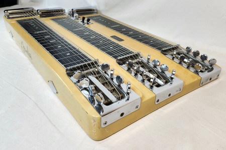 Fender Vintage Custom T-8 Triple-Neck Lap Steel, 1952, Blonde, Pre-Stringmaster, w/Case, RARE