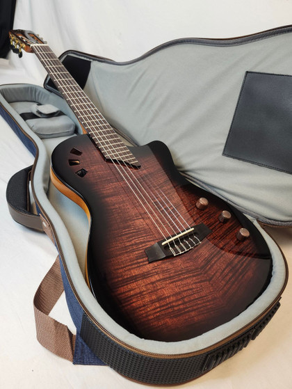 Cordoba Stage Edge Burst W/B Acoustic Electric Nylon String Guitar