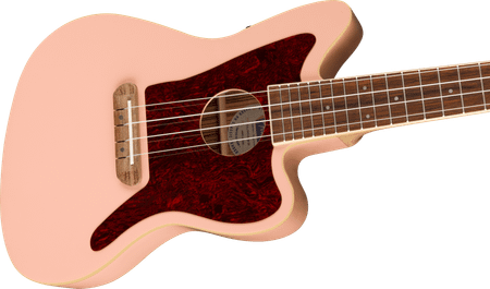 Fender Fullerton Jazzmaster Ukulele, Shell Pink
