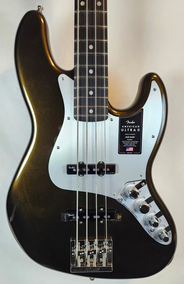 Fender American Ultra II Jazz Bass, Texas Tea, W/HSC
