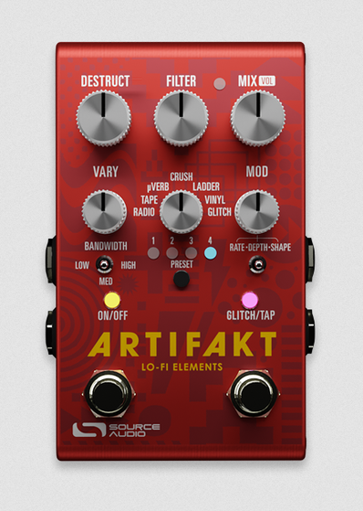 Source Audio SA280 Artifakt Lo-Fi Filter Guitar Effect Pedal