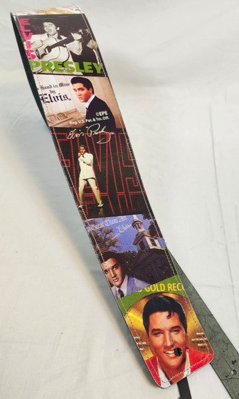 Perri's Leather P35EPV-824 Elvis Presley-'Just' Elvis Leather Guitar Straps Perri's Leather P35EPV-824 Elvis Presley-'Just' Elvis Leather Guitar Straps