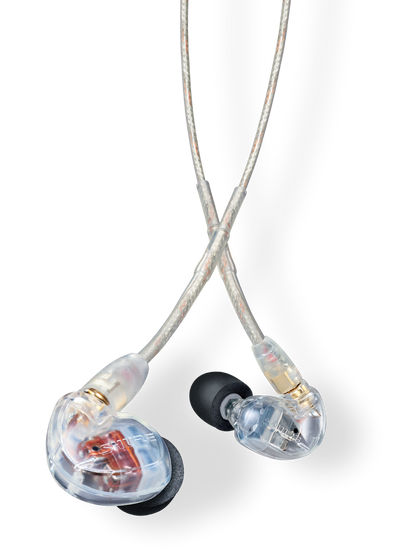 Shure SE535-CL Professional Sound Isolating Triple Driver Earphone With Detachable Cable (clear)