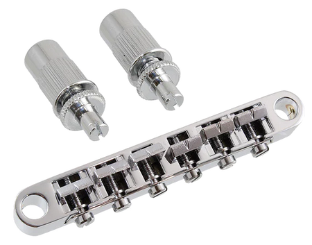 Allparts GB-2503-010 Chrome Economy Korean Tunematic Electric Guitar Bridge