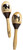 Stagg MRW-23-AFRICA Pair of Oval-shaped Maracas with "African" Motif