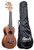 Amahi UK150W Select Mahogany, Peanut Shape, Soprano  UkuleleW/Bag