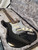 Fender American Ultra Luxe Stratocaster Floyd Rose HSS Electric Guitar, Mystic Black, W/Hard Case