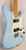 Noventa Stratocaster Electric Guitar, Maple Fingerboard, Daphne Blue, W Deluxe Gig Bag