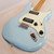 Noventa Stratocaster Electric Guitar, Maple Fingerboard, Daphne Blue, W Deluxe Gig Bag