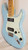 Noventa Stratocaster Electric Guitar, Maple Fingerboard, Daphne Blue, W Deluxe Gig Bag
