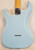 Noventa Stratocaster Electric Guitar, Maple Fingerboard, Daphne Blue, W Deluxe Gig Bag