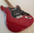 Fender Noventa Stratocaster Electric Guitar Pau Ferro Fingerboard, Crimson Red Transparent Fender Noventa Stratocaster Electric Guitar Pau Ferro Fingerboard, Crimson Red Transparent