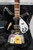 Rickenbacker 360 JetGlo Deluxe Thinline, Semi-acoustic Hollow Body Electric Guitar , inlaid neck, W/Case 360JG Rickenbacker 360 JetGlo Deluxe Thinline, Semi-acoustic Hollow Body Electric Guitar , inlaid neck, W/Case 360JG