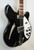 Rickenbacker 360 JetGlo Deluxe Thinline, Semi-acoustic Hollow Body Electric Guitar , inlaid neck, W/Case 360JG Rickenbacker 360 JetGlo Deluxe Thinline, Semi-acoustic Hollow Body Electric Guitar , inlaid neck, W/Case 360JG