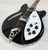 Rickenbacker 360 JetGlo Deluxe Thinline, Semi-acoustic Hollow Body Electric Guitar , inlaid neck, W/Case 360JG Rickenbacker 360 JetGlo Deluxe Thinline, Semi-acoustic Hollow Body Electric Guitar , inlaid neck, W/Case 360JG