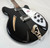 Rickenbacker 360 JetGlo Deluxe Thinline, Semi-acoustic Hollow Body Electric Guitar , inlaid neck, W/Case 360JG Rickenbacker 360 JetGlo Deluxe Thinline, Semi-acoustic Hollow Body Electric Guitar , inlaid neck, W/Case 360JG