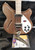 Rickenbacker Deluxe thinline, semi-acoustic Walnut body Electric Guitar, Maple fingerboard, inlaid neck, 360W Rickenbacker Deluxe thinline, semi-acoustic Walnut body Electric Guitar, Maple fingerboard, inlaid neck, 360W
