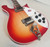 Rickenbacker 620 Fire Glo Deluxe Bound Body & Neck, Inlays, 21 Fret, 2 Pickups, Wired For Stereo