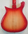 Rickenbacker 620 Fire Glo Deluxe Bound Body & Neck, Inlays, 21 Fret, 2 Pickups, Wired For Stereo
