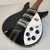 Rickenbacker 350V63 Jet Glo Liverpool, 3 Pickup, Semi-Hollow, White Pickguard, 21 Fret, Full Size Neck, Black (350V63 JG) Rickenbacker 350V63 Jet Glo Liverpool, 3 Pickup, Semi-Hollow, White Pickguard, 21 Fret, Full Size Neck, Black (350V63 JG)