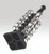 Latin Percussion LP3724 Deluxe 24 Sleigh Bell With Base Black Latin Percussion LP3724 Deluxe 24 Sleigh Bell With Base Black