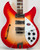 Rickenbacker 1993 Plus 12-String Semi-Hollow Electric Guitar, Fire Glo, 3 Vintage-Style Toaster Pickups, Double Binding, Stereo, w/Hardshell Case