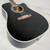Takamine EF341SC Solid Cedar Top Dreadnought Acoustic/Electric Guitar, Cutaway, Gloss Black, W/HSC