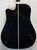 Takamine EF341SC Solid Cedar Top Dreadnought Acoustic/Electric Guitar, Cutaway, Gloss Black, W/HSC
