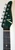 Tom Anderson Angel, Flame Maple Top, Ziricote FB, HC1/HC2+, Cajun Key Lime to Teal Burst, w/Bag