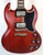 Gibson Custom 1961 Les Paul SG Standard Reissue Stop Bar, VOS, Cherry Red, w/HSC