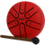 Amahi KLG3RD Steel Tongue Drum, 3 inch Red