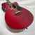 Yamaha FSX800C RR Concert Size Solid Sitka Spruce Top Acoustic Electric Guitar, Ruby Red