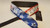 Perri's Leather P25EPAB-848 Elvis Presley Airbrushed American Flag 2.5” Leather Guitar Strap