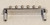 Fender Mustang Fully-adjustable Guitar Bridge (Japan), Chrome