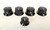 Rickenbacker 03571 Set of 5 Vintage Guitar Knobs Black