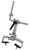 DWCP7771 Bass Drum Mounted Retro Rail Mount, Chrome DWCP7771 Bass Drum Mounted Retro Rail Mount, Chrome