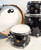 DW Collector’s Series Cherry/Gum Jazz Series – Black Ice Finish with Chrome Hardware