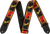 Fender 2" Guitar Strap, with Monogrammed, Black, Yellow & Red 099-0681-500 Fender 2" Guitar Strap, with Monogrammed, Black, Yellow & Red 099-0681-500