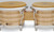 Latin Percussion LP201AX-2 7-1/4" and 8-5/8" Bongos - Natural with Chrome Hardware Latin Percussion LP201AX-2 7-1/4" and 8-5/8" Bongos - Natural with Chrome Hardware