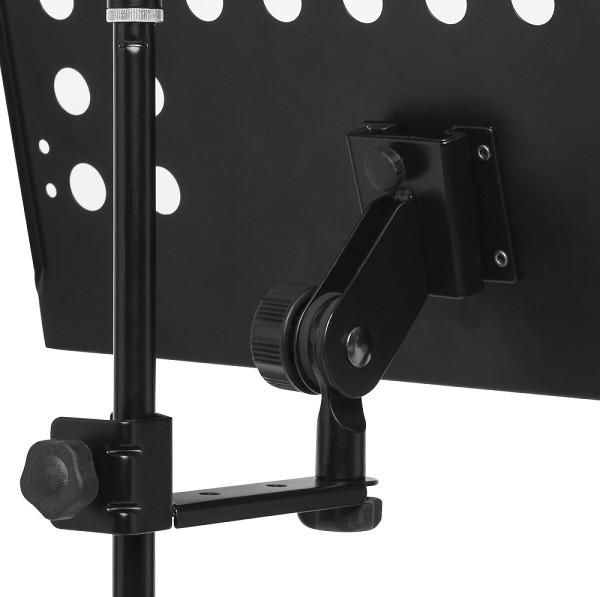 Stagg MUS-ARM 2 Large Perforated Music Stand Plate With Attachable Holder Arm