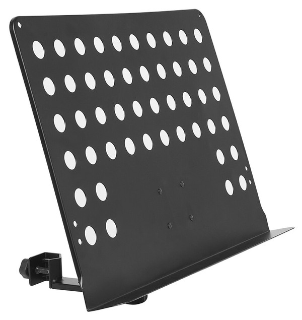 Stagg MUS-ARM 2 Large Perforated Music Stand Plate With Attachable Holder Arm