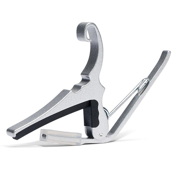 Kyser KG6S Quick-Change Acoustic Guitar Capo, Silver